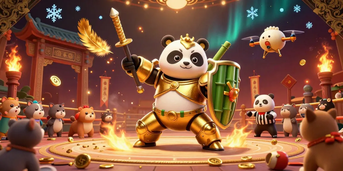 Engage with u888's thrilling gaming experience at the vibrant mech-suit panda casino arena.